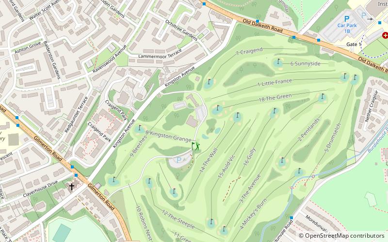 Liberton Golf Club location map