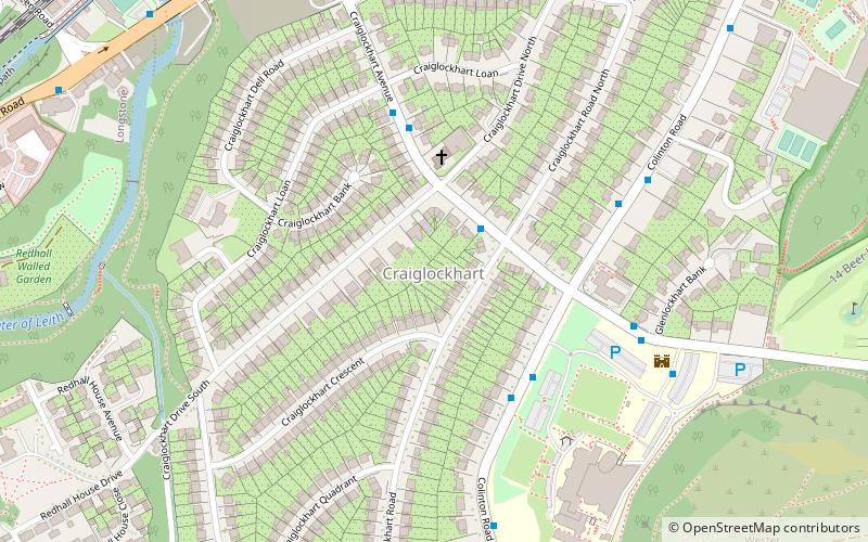 Craiglockhart location map