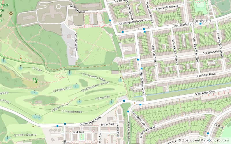 Merchants of Edinburgh Golf Club Pro Shop location map