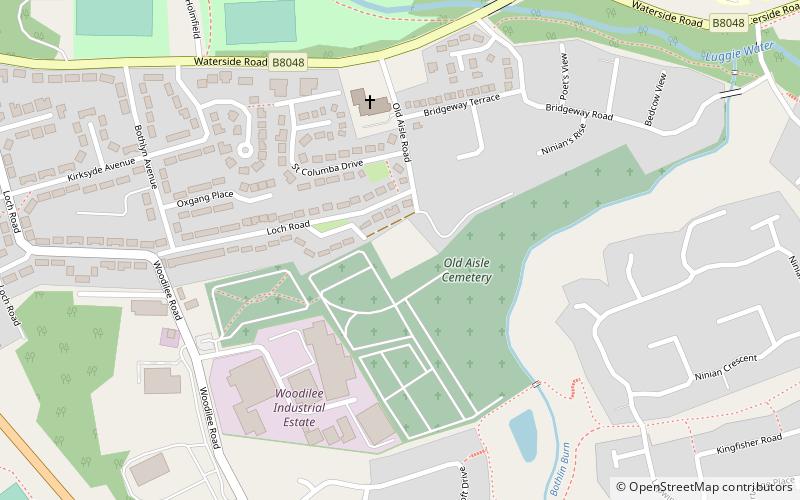 Auld Aisle Cemetery location map