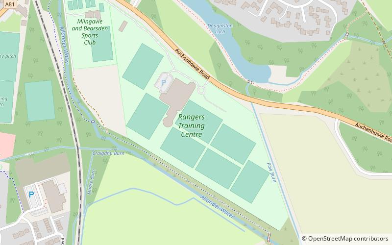 Rangers Training Centre location map