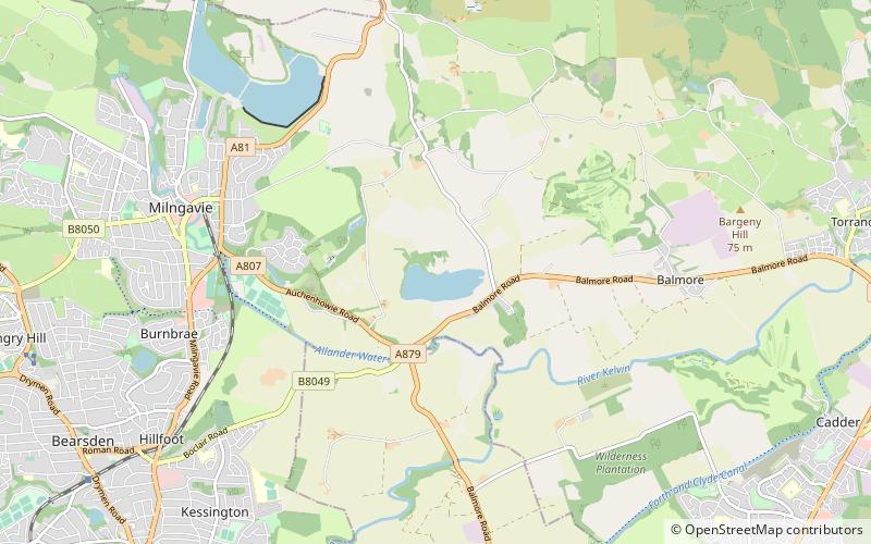 Bardowie Castle location map
