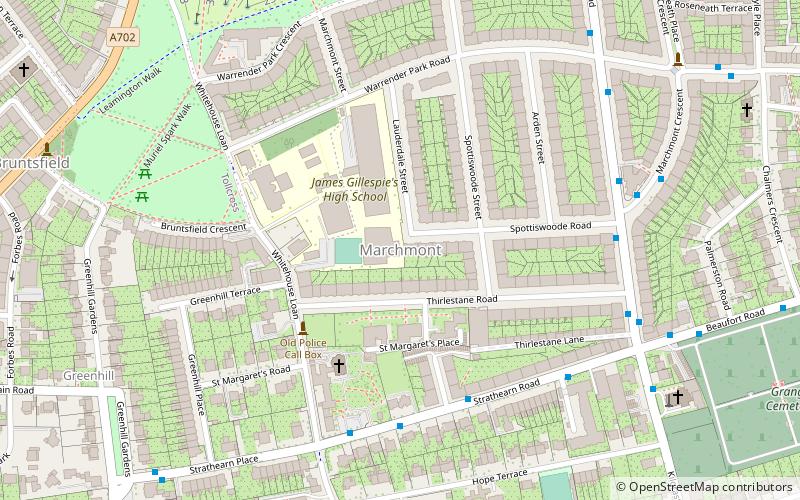 Marchmont location map