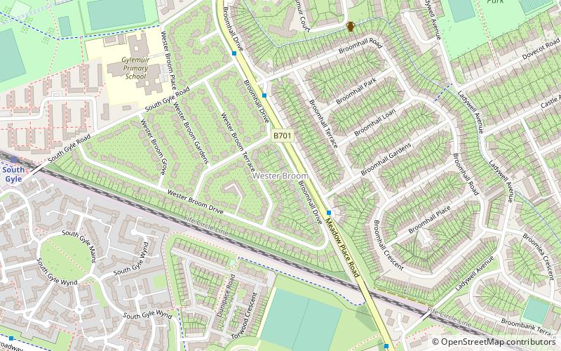 wester broom edinburgh location map