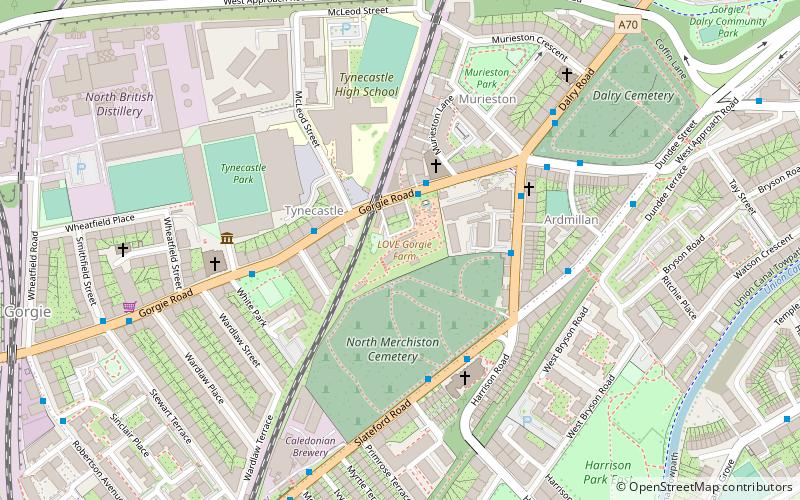 LOVE Gorgie Farm location map