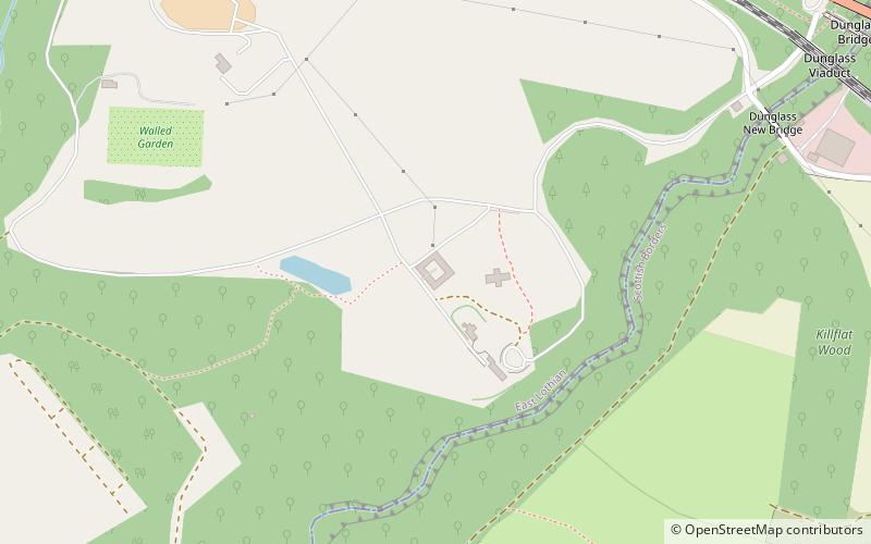 Dunglass Collegiate Church location map