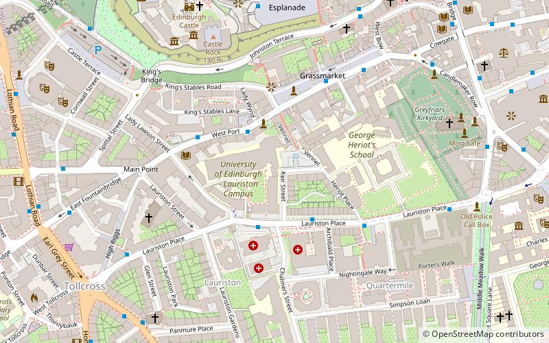 Edinburgh College of Art location map