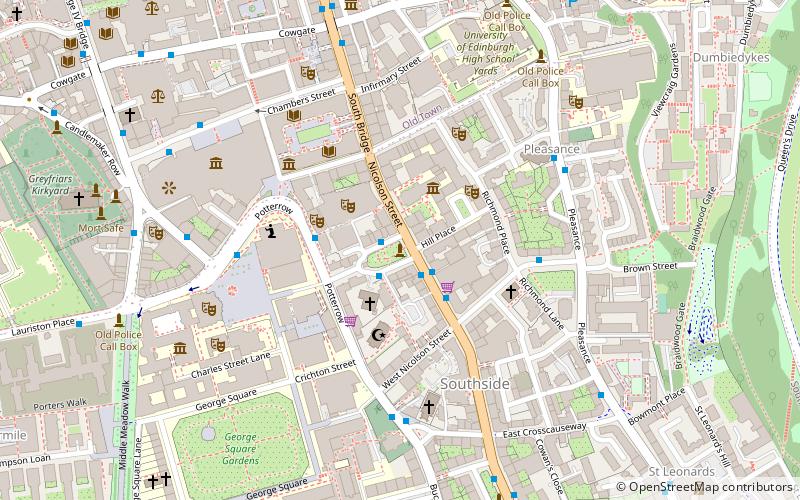Brass Founders' Pillar location map