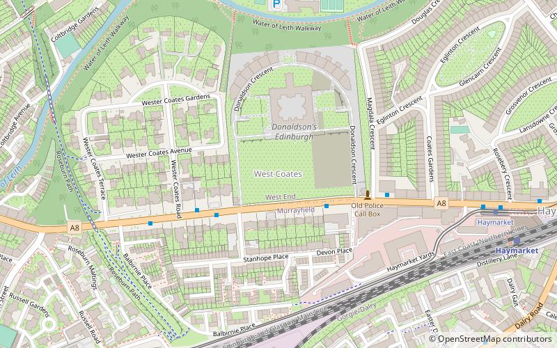 West Coates location map