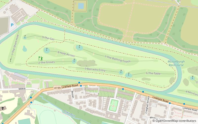 Musselburgh Links location map