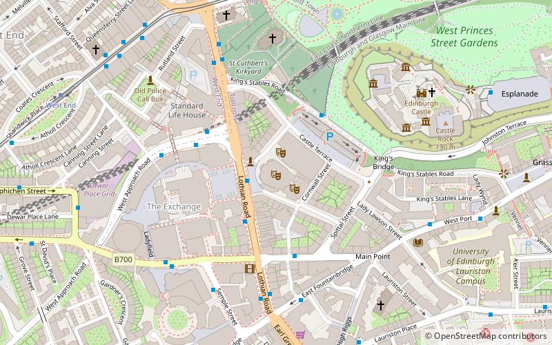 Usher Hall location map