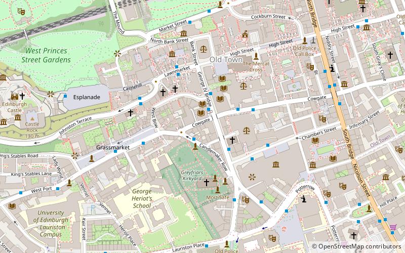 Magdalen Chapel location map