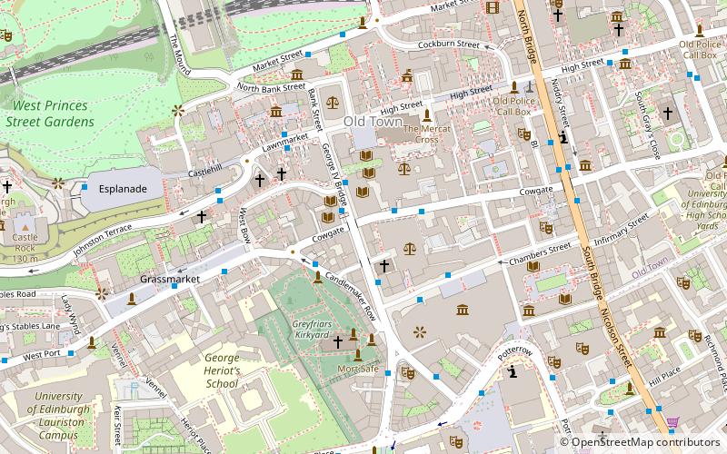 subway cowgate edimbourg location map