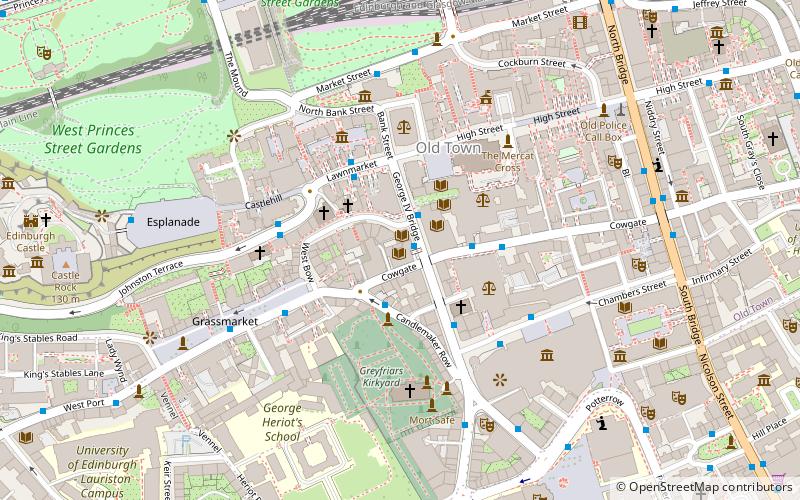 underbelly edinburgh location map
