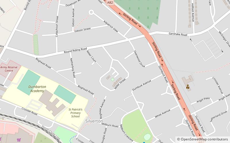 Dumbarton East location map
