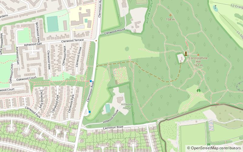 Corstorphine Hill location map