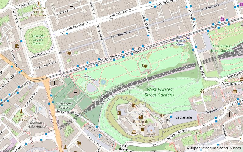 Scottish American Memorial location map