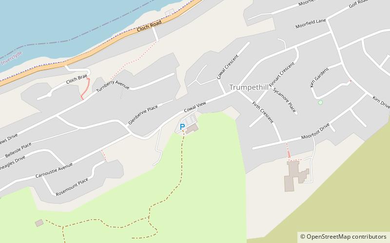 Gourock Golf Club location map