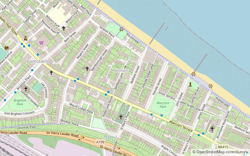 bellfield edinburgh location map