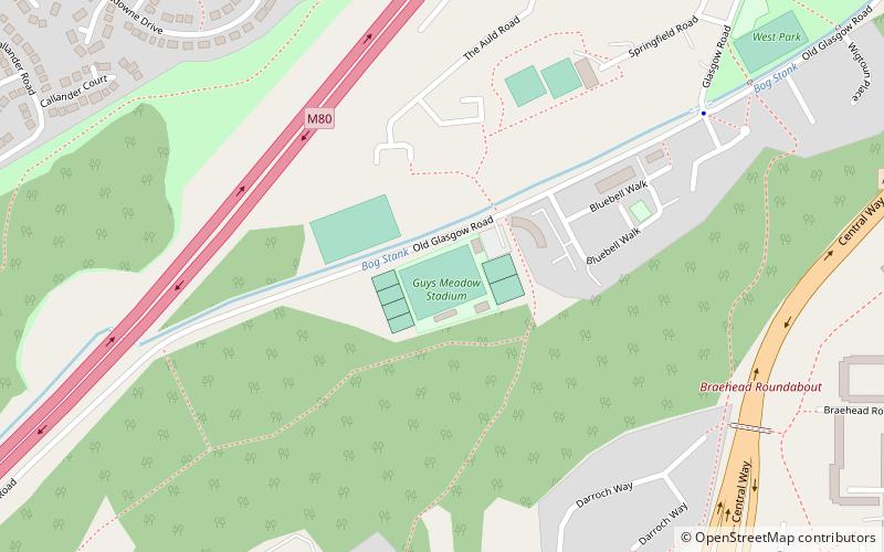 Guy's Meadow location map