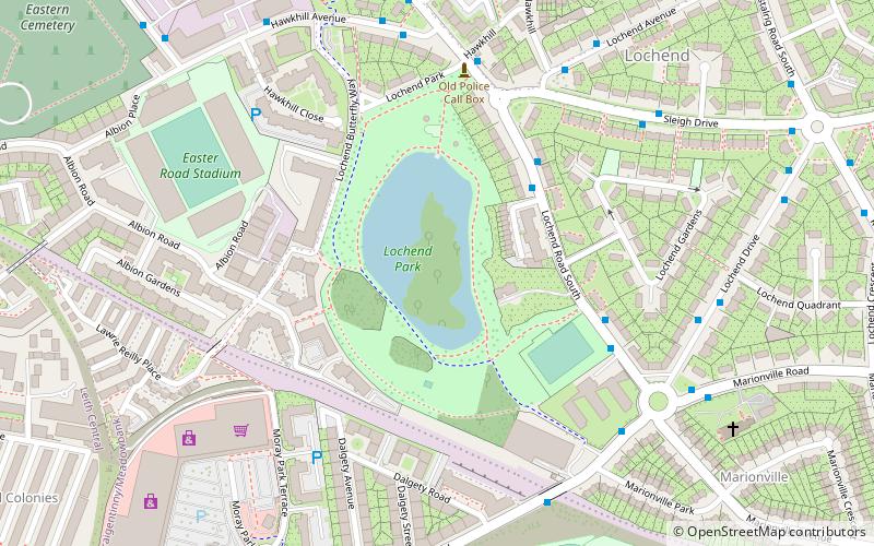 Lochend Park location map