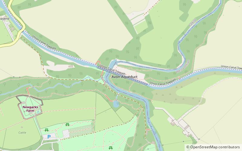 Avon Aqueduct location map