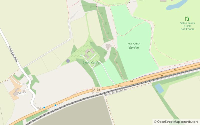 Seton Castle location map