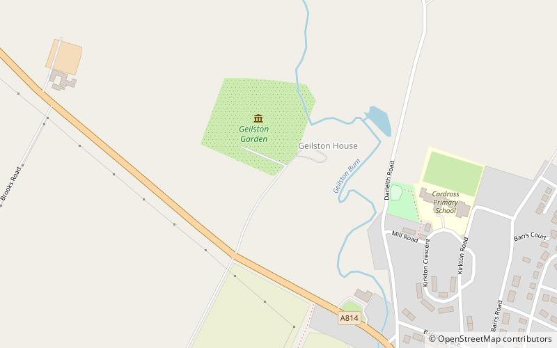 geilston cardross location map