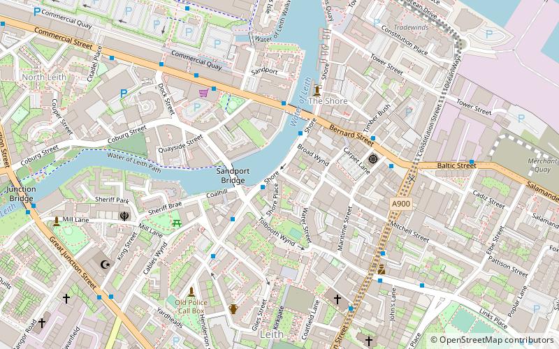 Water of Leith location map