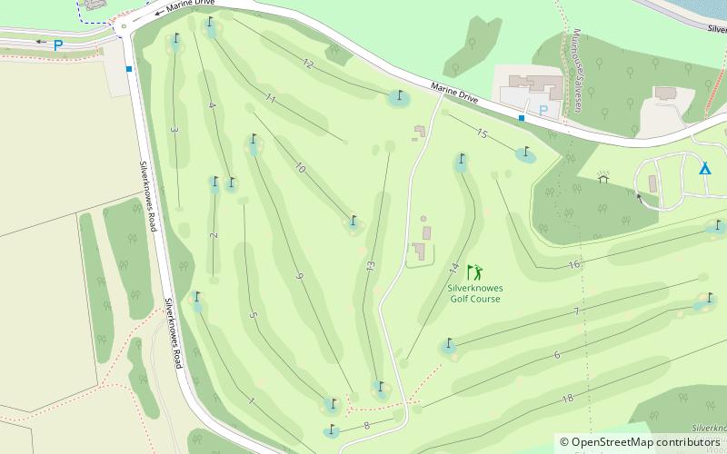 silverknowes edimburgo location map