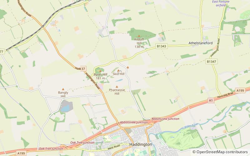 Garleton Hills location map