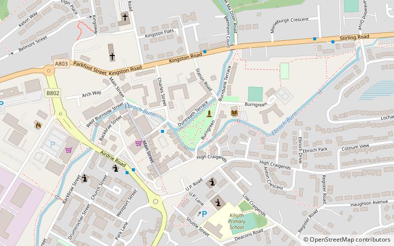 burngreen park kilsyth location map