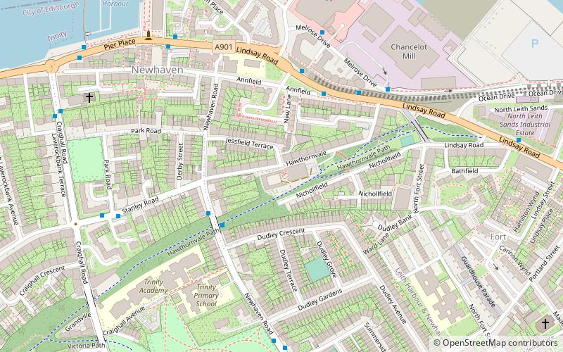 Edinburgh Sculpture Workshop location map