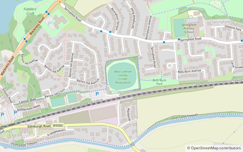 Boghall Cricket Club Ground location map