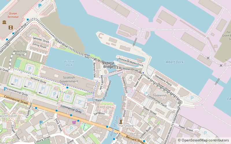 Victoria Swing Bridge location map