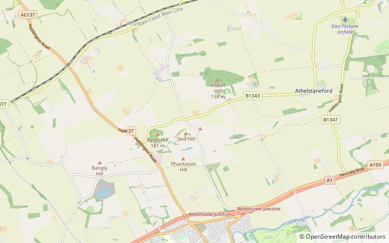 Garleton Castle location map