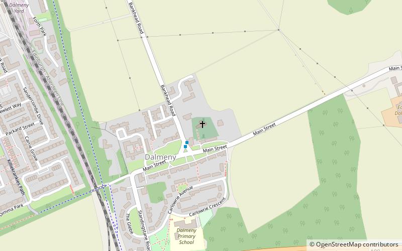 dalmeny parish church edinburgh location map