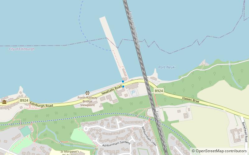 south queensferry lighthouse edynburg location map