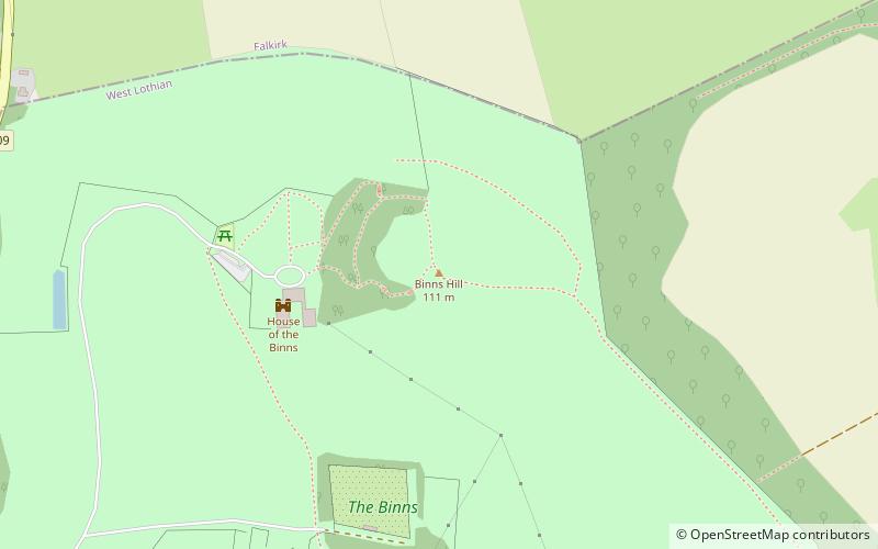 House of the Binns location map