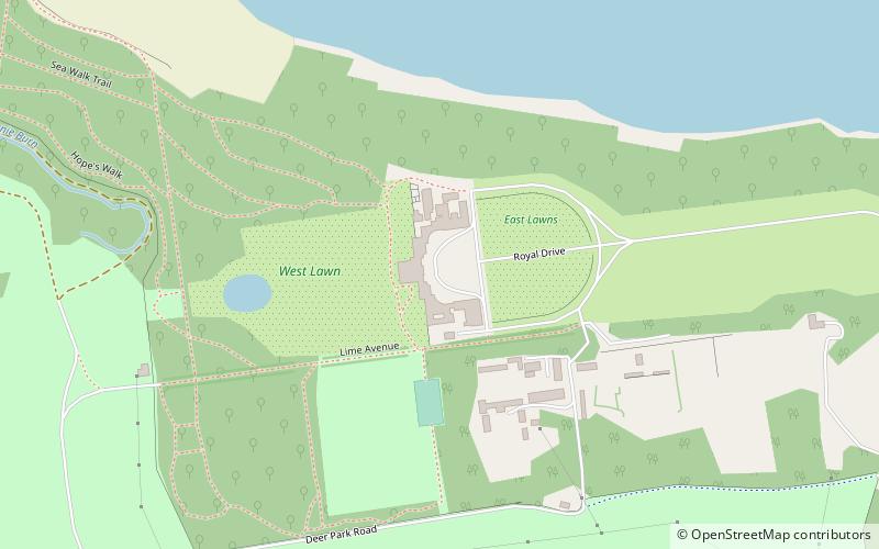 Hopetoun House location map