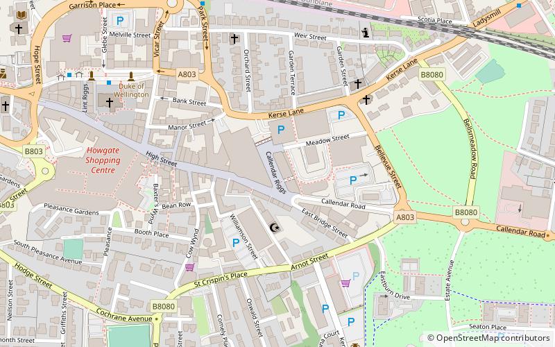 Callendar Square Shopping Centre location map