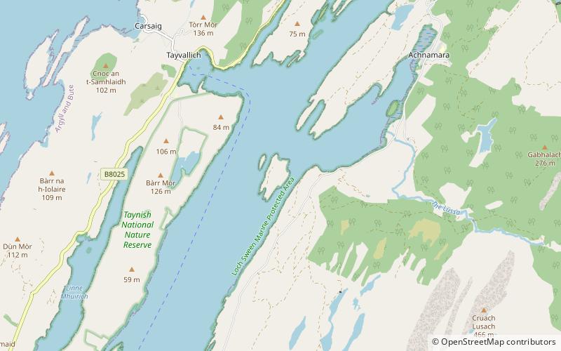 Eilean Loain location map