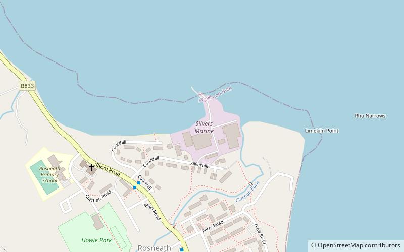 Silvers Marine location map