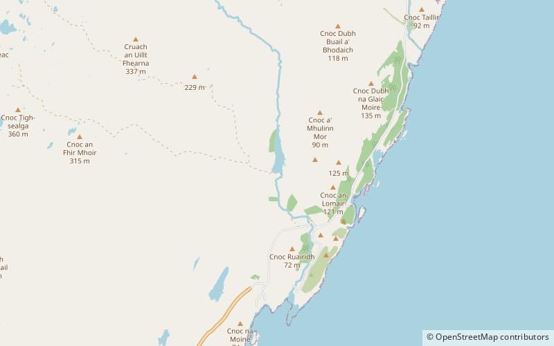 ardlussa fishing loch wyspa jura location map