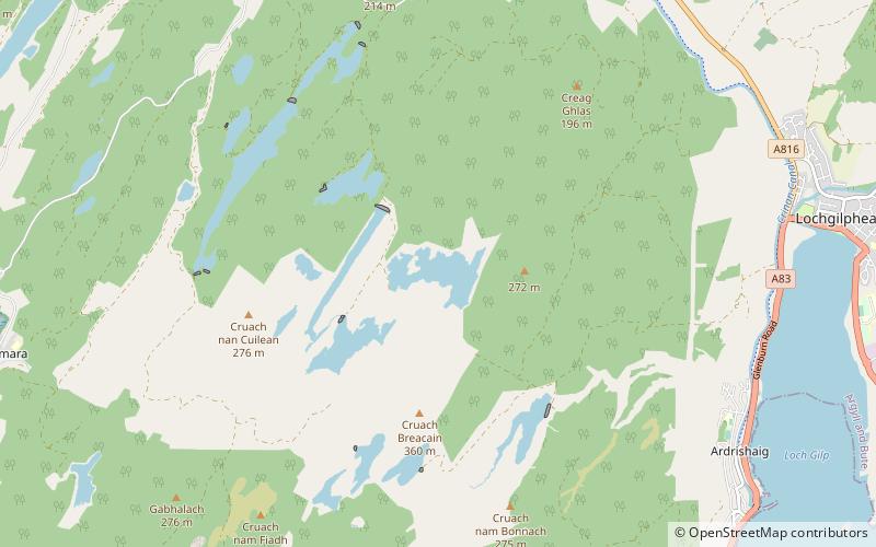 Cam Loch location map