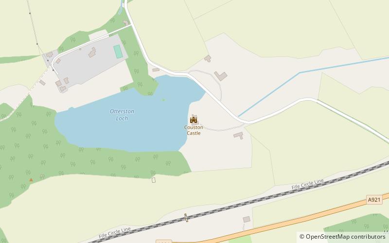 Couston Castle location map