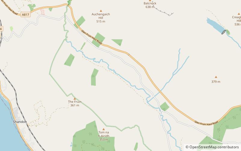 Glen Fruin location map