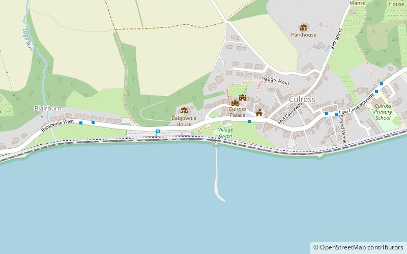 Culross Palace location map