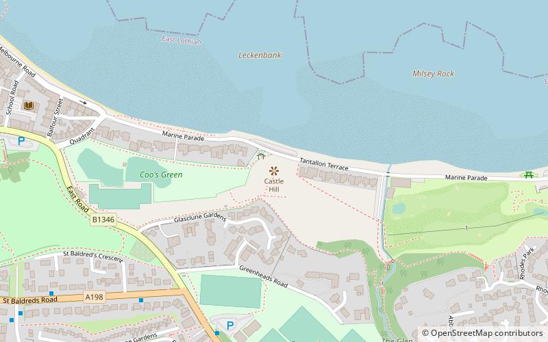 north berwick castle location map