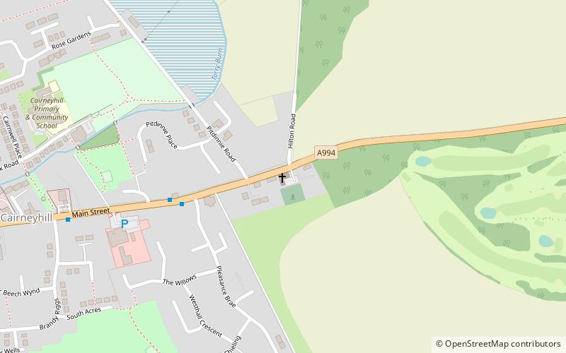 Cairneyhill Parish Church location map